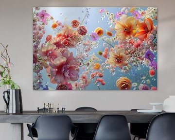 art with flowers by Egon Zitter