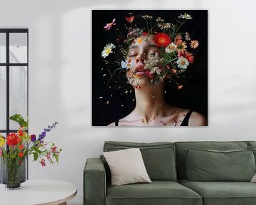Kunst mit Blumen