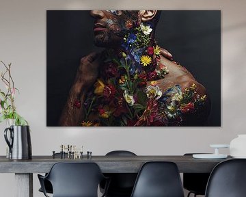 kunst met bloemen