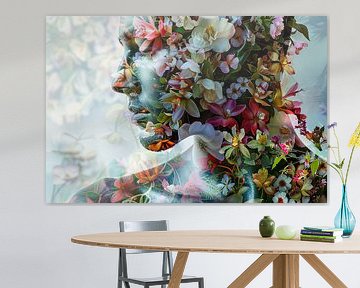 kunst met bloemen