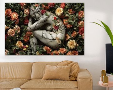 kunst met bloemen