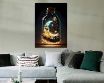 Magie van de maan in een fles van Steven Kingsbury