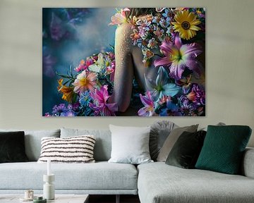 art with flowers by Egon Zitter