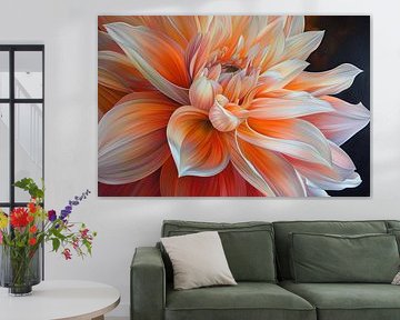 art avec des fleurs sur Egon Zitter