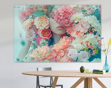 art avec des fleurs sur Egon Zitter