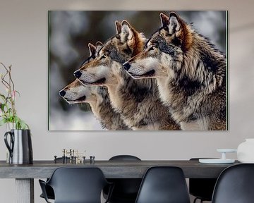wolves in the Netherlands by Egon Zitter