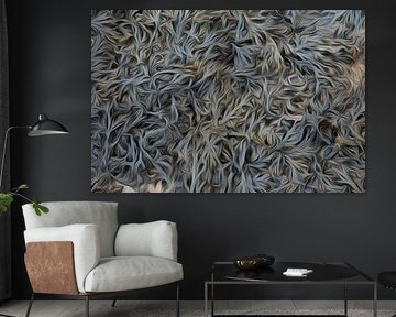 Effet de peinture à l'huile d'algues