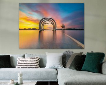 Colorful Timeline sunrise van Daniëlle Langelaar Photography