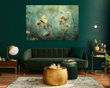 Photo of a white butterfly on a flower by Joriali photography and paintings