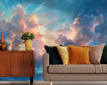 Clouds Painting | Painting Clouds | Blue Painting