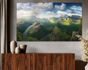 The Three Rondavels Viewpoint by Steffon Reid