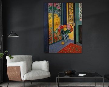 Kamer met bloemen Stijl Henri Matisse