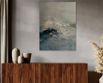 De wilde zee van Japandi Art Studio
