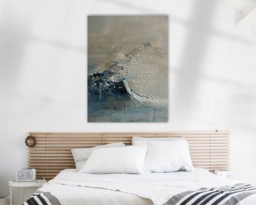 De wilde zee van Japandi Art Studio