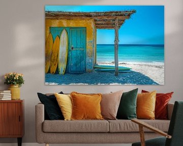 A Perfect Day at the Beach , Enjoying the Summer by BowiScapes abstract and digital art