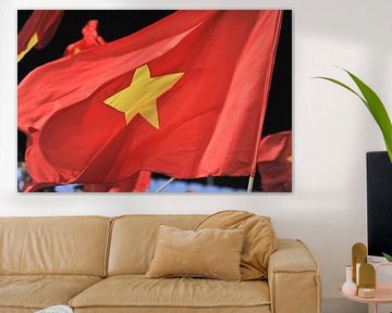 Vietnamese flag by Richard Wareham