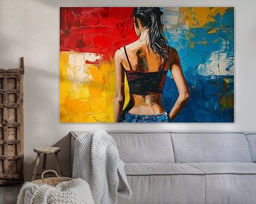 creative abstract portrait