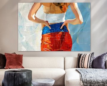 creative abstract portrait