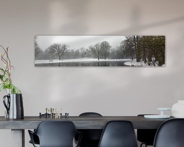 Vondelpark winter panorama van Richard Wareham