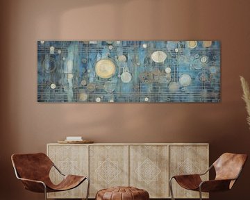Blauer technologischer Horizont von Whale & Sons