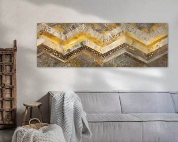 Geometrische Goldakzente von Whale & Sons