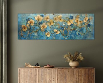 Blauwe Bloemenweelde van Whale & Sons