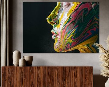 hushed digital portrait