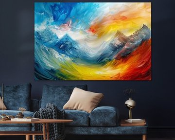 picturesque abstract freedom by Egon Zitter