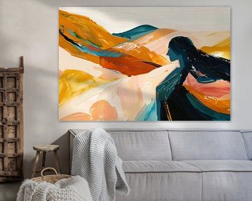 picturesque abstract freedom by Egon Zitter