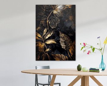 Bloemen en bladeren natuur kunst 1 #flora van JBJart Justyna Jaszke