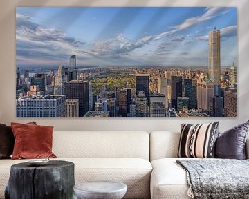New York Skyline - View on Central Park van Tux Photography