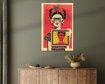 Frida de schilder van Frank Daske | Foto & Design