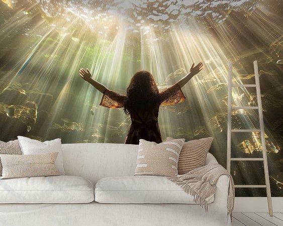 Example of the artwork in a room