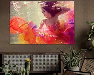 painterly energetic portrait by Egon Zitter