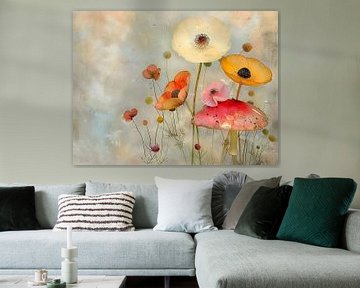 Delicate bloemengroet van Heike Hultsch