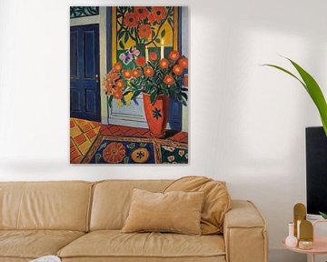 Kamer met bloemen Stijl Henri Matisse van TOAN TRAN