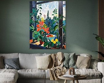 Fenster im Garten Stil Henri Matisse