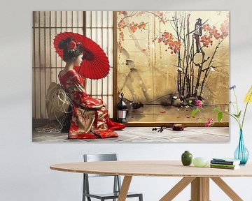 spiritual japanese portrait by Egon Zitter