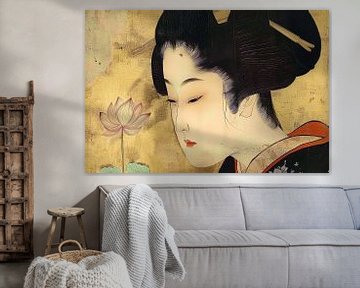 spiritueel japans portret van Egon Zitter