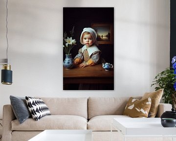 Little Vermeer's Girl van Marja van den Hurk