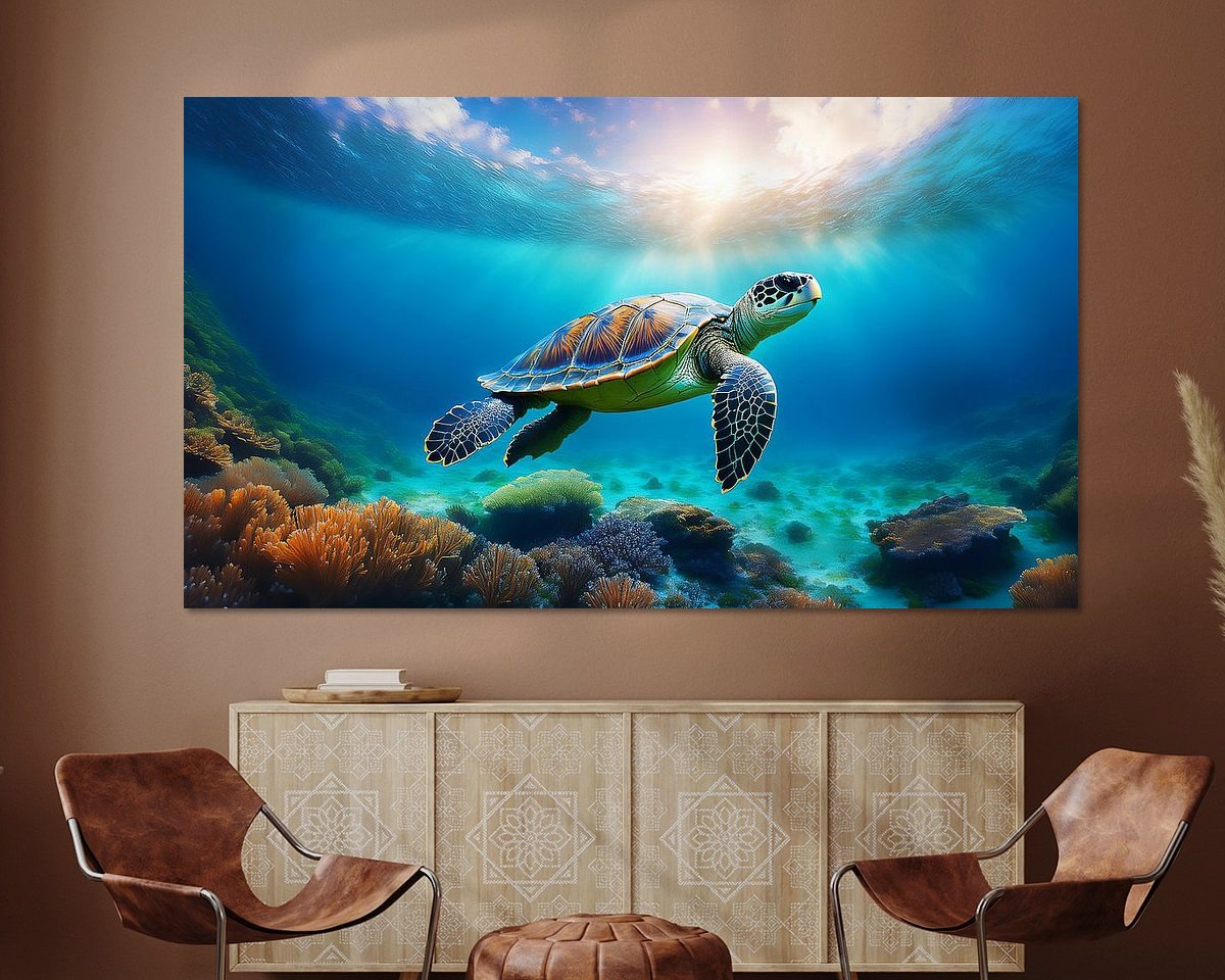 Example of the artwork in a room