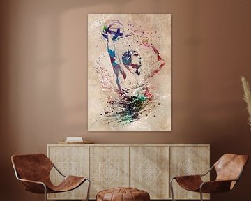 Waterpolo sport #sport #waterpolo van JBJart Justyna Jaszke