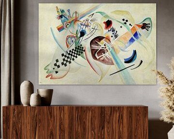 Op wit (I). Compositie nr. 224, Wassily Kandinsky