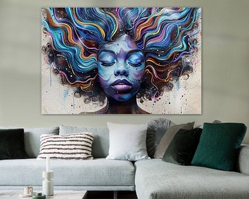 spiritueel surrealistisch portret