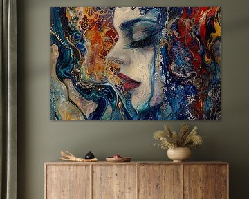 spiritueel surrealistisch portret