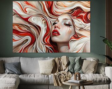 spiritueel surrealistisch portret