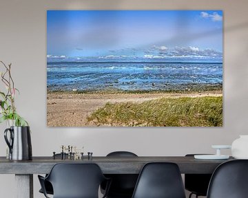 Mudflats at Northsea island Amrum by Frans Blok