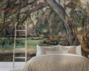 Olijfboom aan het strand