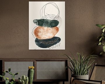 Style bohème, formes modernes et abstraites