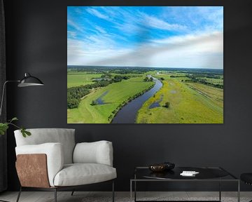 Overijsselse Vecht in het Vechtdal in de zomer van Sjoerd van der Wal Fotografie